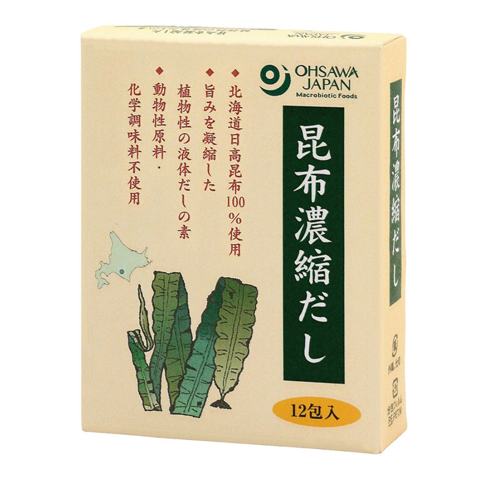 60g(5g×12)　オーサワジャパン　オーサワの昆布濃縮だし(12包入り)　自然食品の通販サンショップ