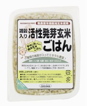 オーサワジャパン 雑穀入り発芽玄米ごはん 160g